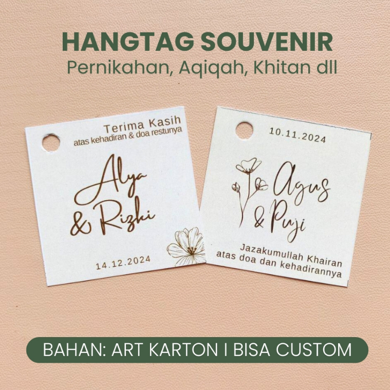 UMNI Kartu ucapan souvenir pernikahan akikah khitan