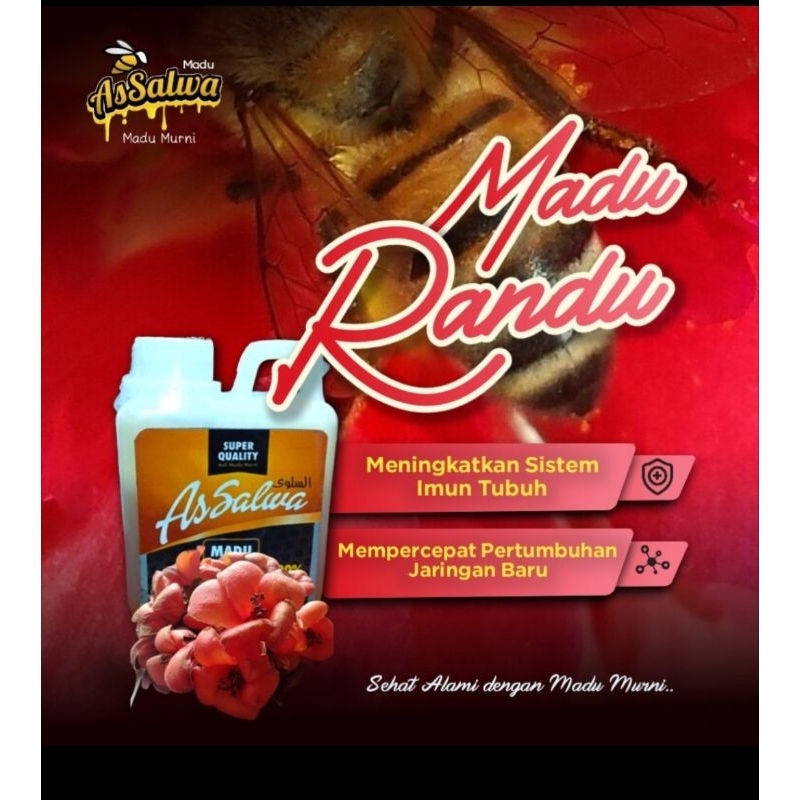 

Madu RANDU Super Quality Assalwa Madu Murni