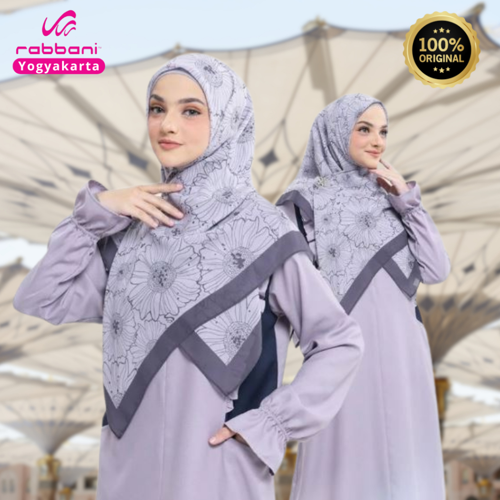Rabbani - Tetra Celia Kerudung Segi Empat Motif