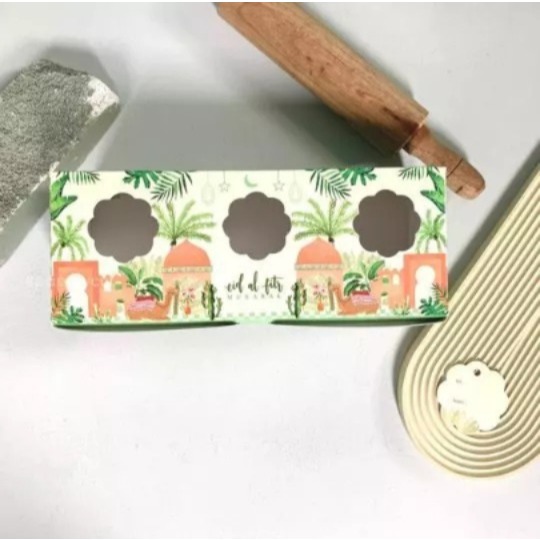 

Box Toples Kue Cookies 3 Jar Lebaran/Idul Fitri 28.5 x 11 x 10 cm