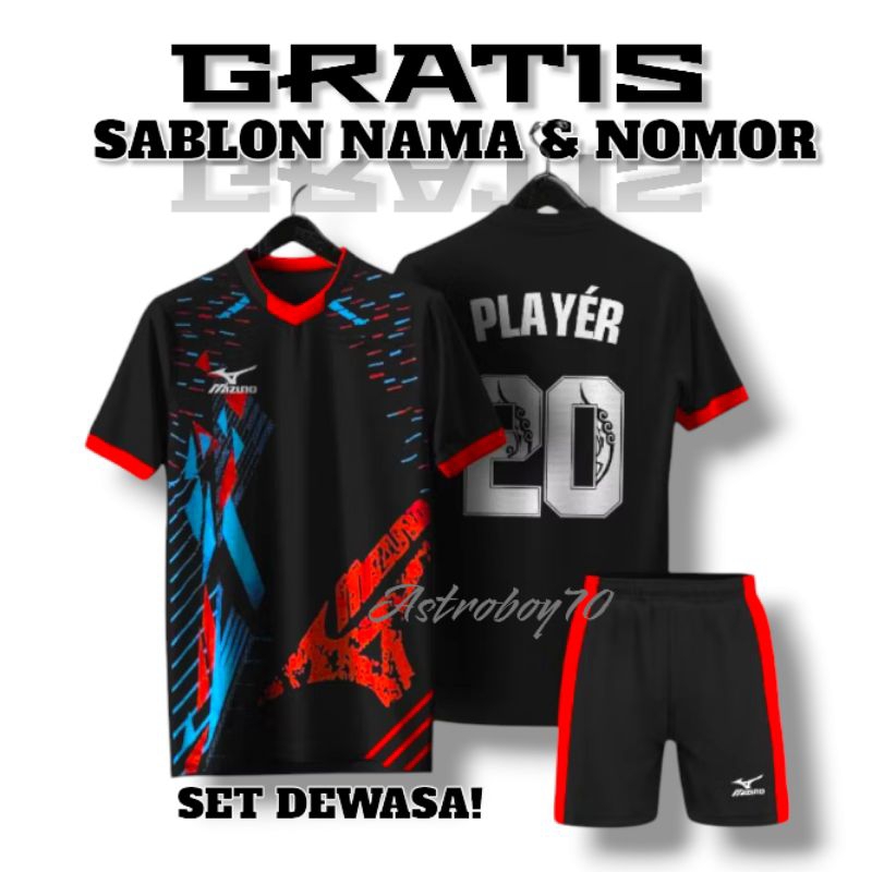 [ Free Sablon ] Baju Bola Baju Futsal Setelan Olahraga Pakaian Laki-laki Dan Cewek.