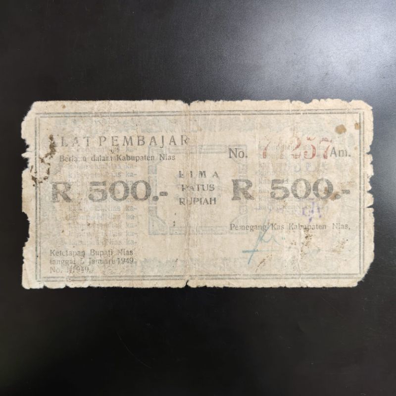 Orida Nias 500 Rupiah