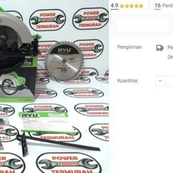 

Circular Saw RYU 7" RCS185-1 Mesin Gergaji Kayu Circle Potong Kayu
