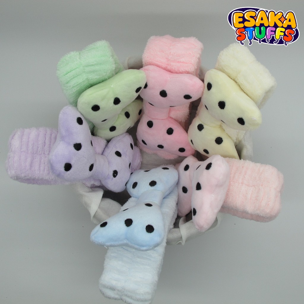 Bandana Rambut Pita / Bandana Rambut Anak / Bandana Rambut Orang Dewasa Motif Pita Aksesoris Anak Pe