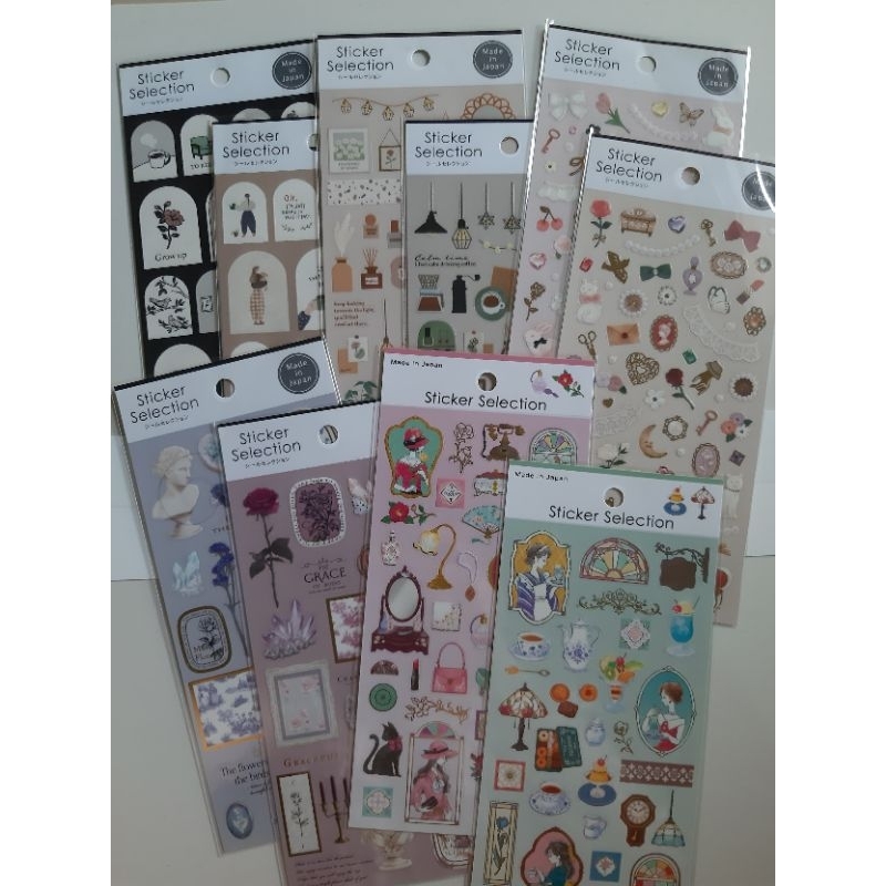 

Stiker Sticker Selection ORI JAPAN from Daiso Seria Cando Brand Gaiah