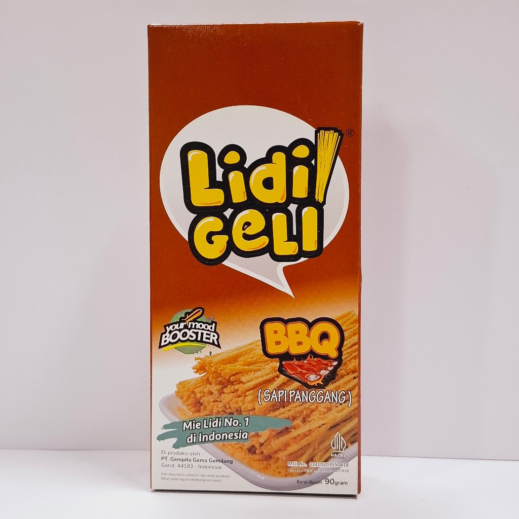 

(Lidi Geli) Mie Lidi Rasa BBQ 90gr