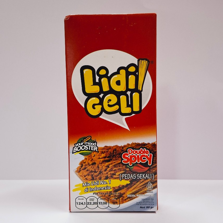 

(Lidi Geli) Mie Lidi Rasa DOUBLE SPICY 90gr