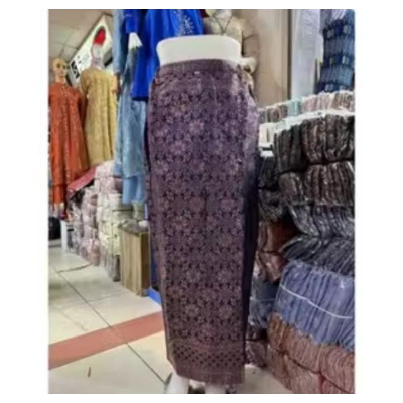 SET ROK SELENDANG SONGKET PALEMBANG / SET ROK LILIT DAN SELENDANG SONGKET SEMI PALEMBANG