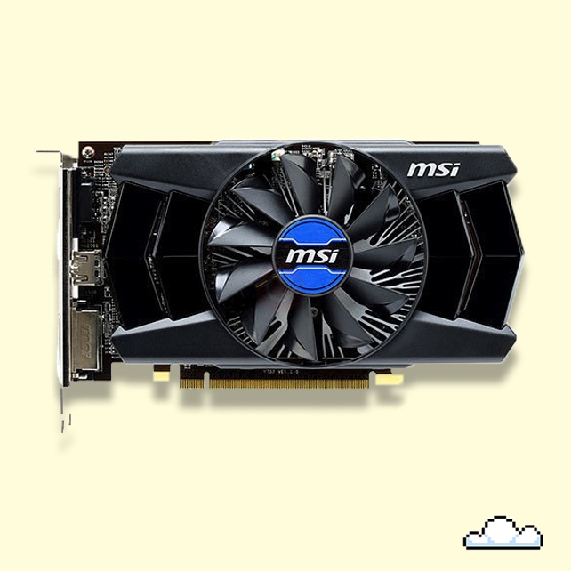 MSI AMD R7 250 1GB GDDR5 128Bit