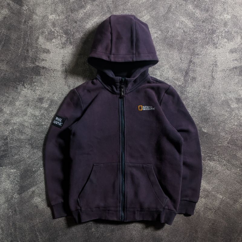 Hoodie Zipper Jacket National Geographic Second Thrift Original