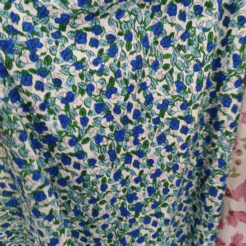 kain crincel motif - kain cotton crincle  - bahan kain silky crincel - kain krinkel motif - dress cr