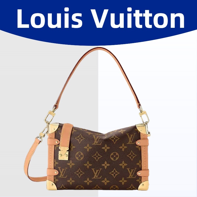 【Box + dust bag/100% Ori】Louis Vuitton LV Side Trunk shoulder bag/handbag lv/lv trunk/tas louis vuit