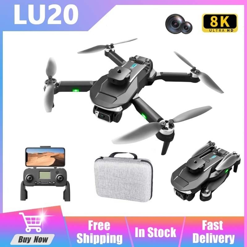 Drone LU20 Pro GPS Kamera 8K FPV ESC OAS Brushless Motor