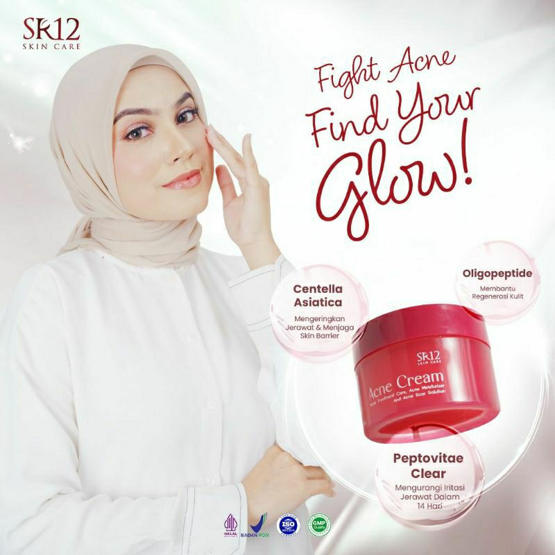 SR12 SKINCARE ACNE CREAM JERAWAT SR 12 ORIGINAL