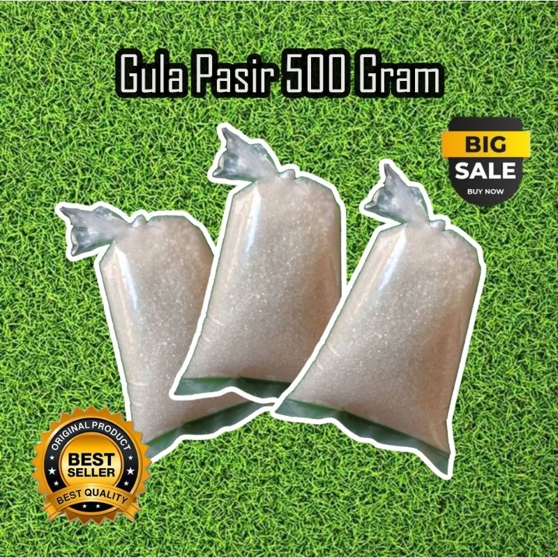 

Gula 500gram Gula Putih Gula Pasir 500 gram Gula Lokal setengah kilo