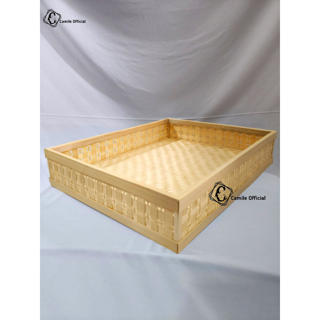 Box Tumpeng Bambu Nampan Kotak Bamboo Untuk Tumpeng Tampah Tumpeng Aesthetic Murah