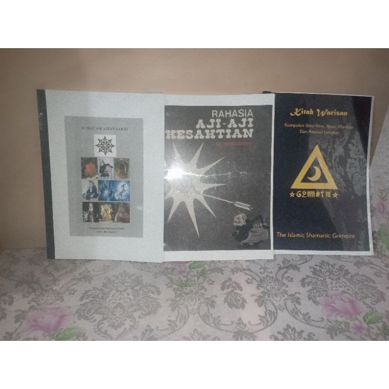3 Kitab ALHIKMAH  Warisan 41 ajian sakti dan rahasia aji aji kesaktian lengkap dengan penggoresan