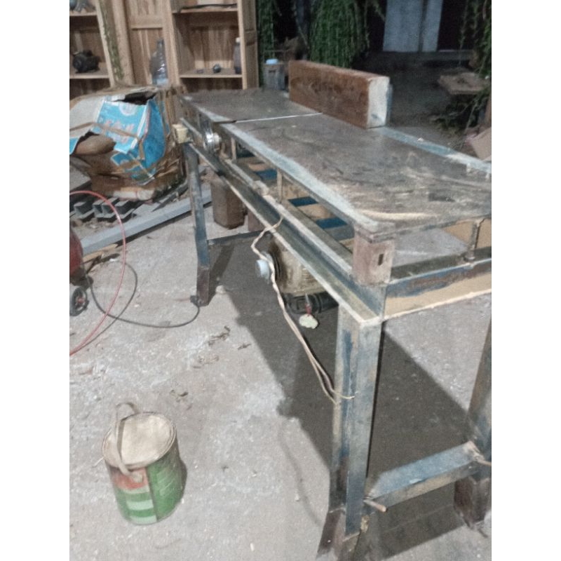 jointer rakitan 25 cm 3 mata pisau bahan full besi