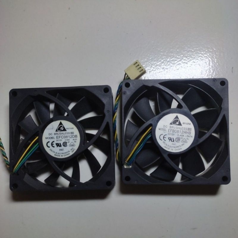 KIPAS/FAN SLIM DELTA 8X8CM TEBAL 1,5CM 12V 0,40A-0,50A 4 PIN HIGH SPEED