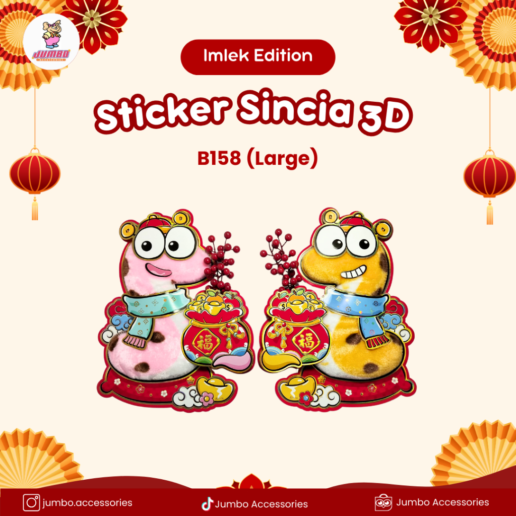 

Imlek Special Edition Stiker Sincia B158 (Large) Jumbo Accessories