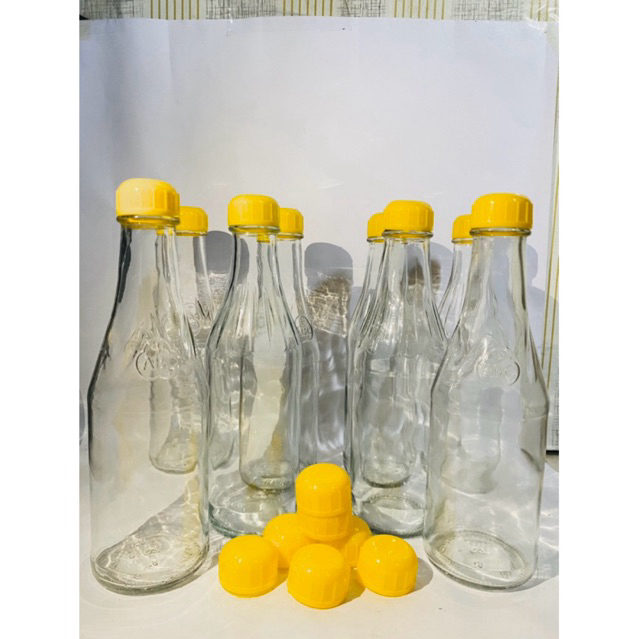 BOTOL SAOS 350ML|BOTOL KACA POLOS 350ML