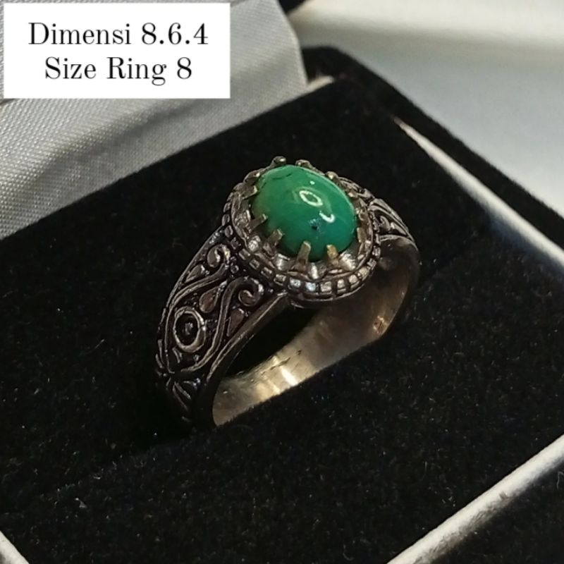 Cincin Pirus Persia Minion Hijau Apik Lawas