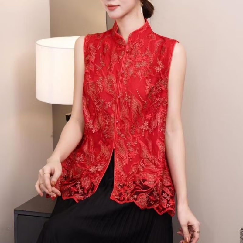 TM 0280 blouse CNY YUNHE EMBROIDERED IMPORT