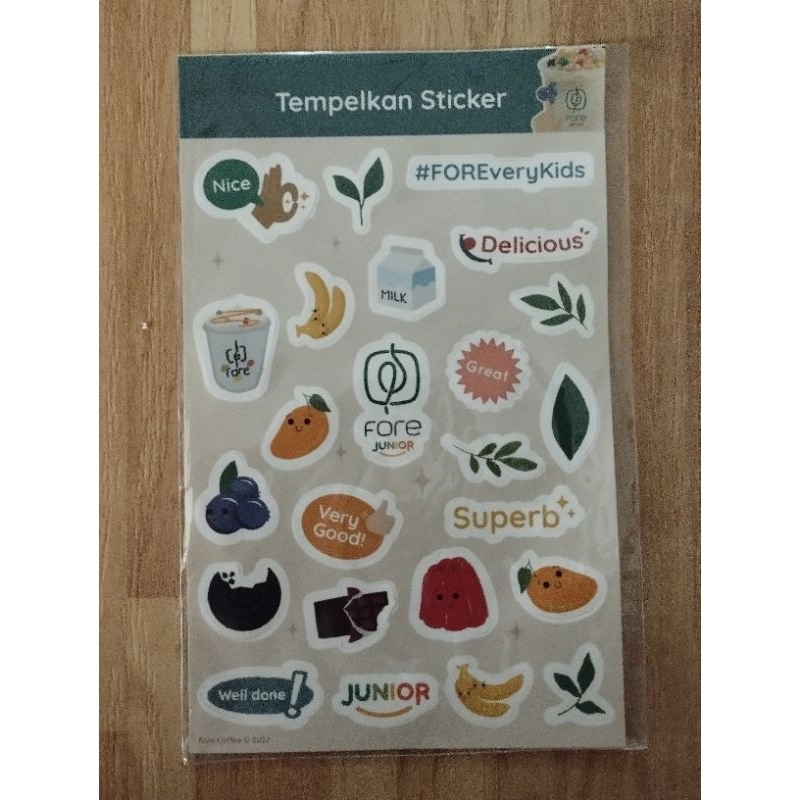 

STIKER TEMPELAN FORE COFFEE KECIL KECIL