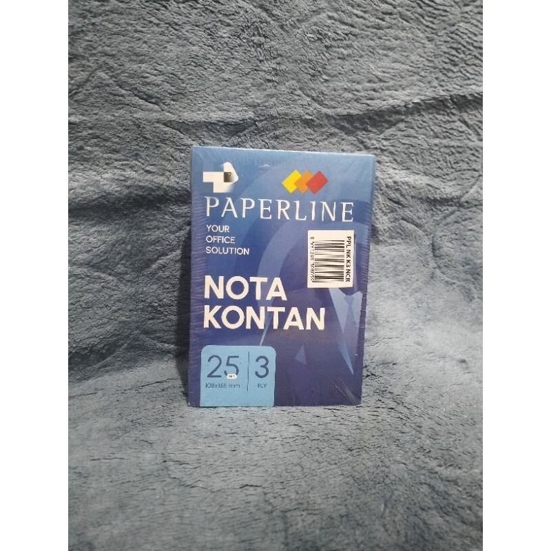 

NOTA KONTAN PAPERLINE 3ply paket isi 10pcs