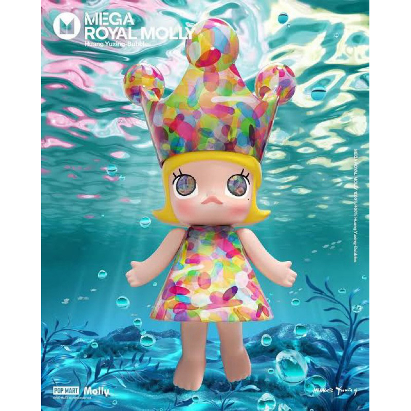[POP MART ORIGINAL] MEGA ROYAL MOLLY BUBBLES HUANG YUXING