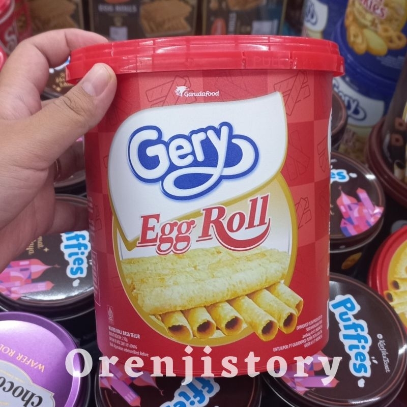 

Gery Egg Roll toples 210 gr toples kue parcel lebaran termurah