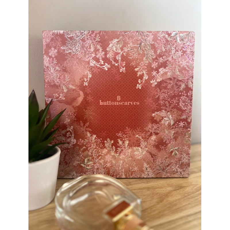 RARE ITEM Buttonscarves HOLIDAY Voile Square Series in BRICK (NEW)