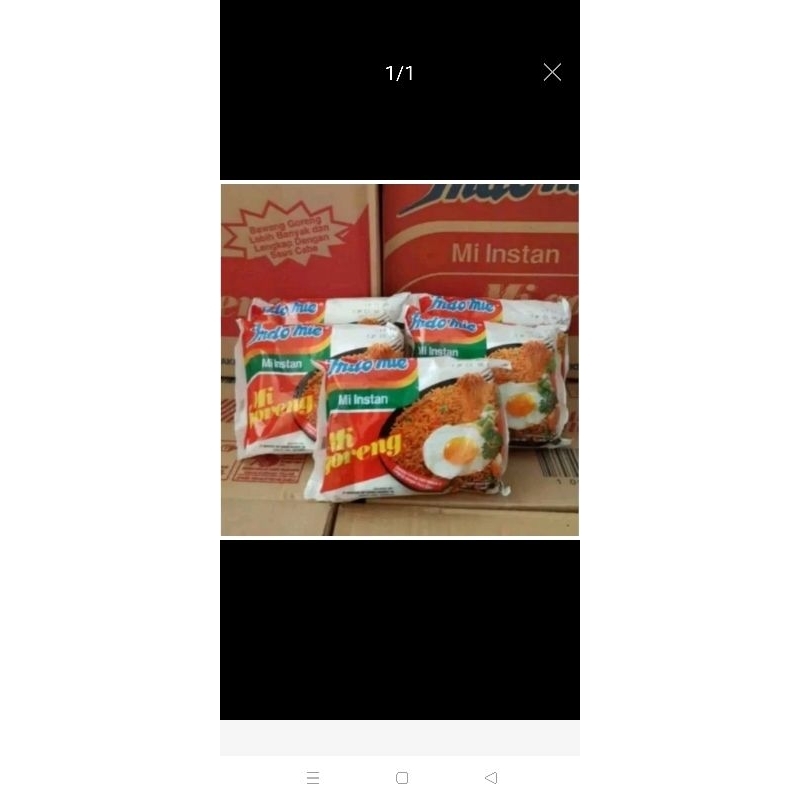 

Indomie goreng 1 karton