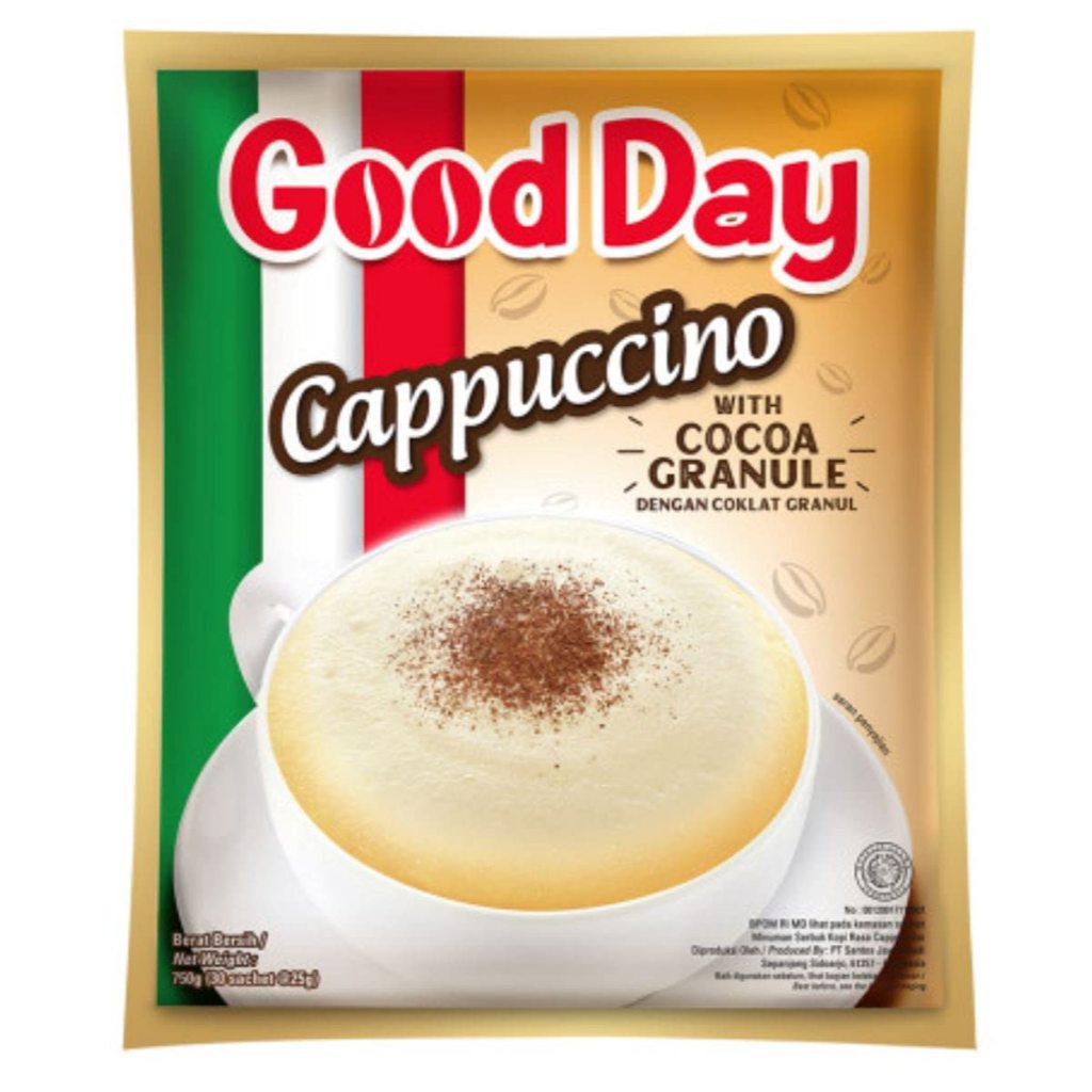 

Kopi GOOD DAY CAPUCINO 25gr CAPPUCINO RENCENG ( ISI 10 )