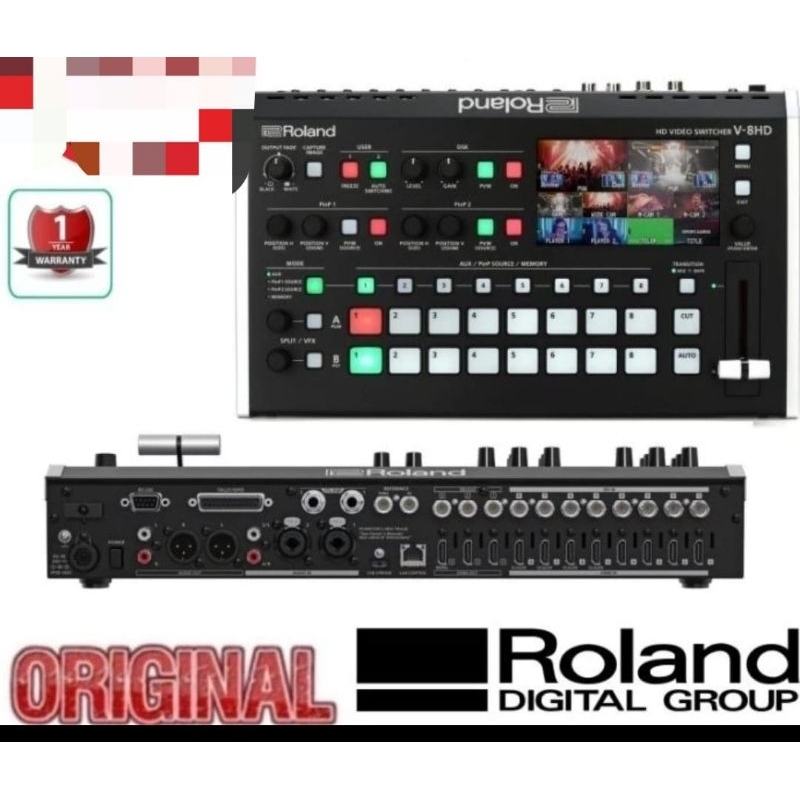 Roland V-8HD HDMI ,  8 CHANNEL HD VIDEO SWITCHER , Roland V8HD MIXER VIDEO