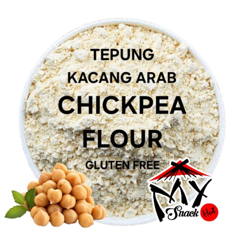 

CHICKPEA FLOUR 1KG TEPUNG KACANG ARAB HUMUS GARBANZO CHOLE CHANA BESAN GRAM ASLI ORGANIK GLUTEN FREE