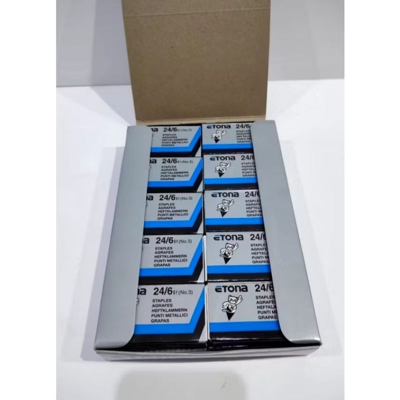 

Isi staples etona No.3 24/6 1m buat jok motor jaminan anti melengkung