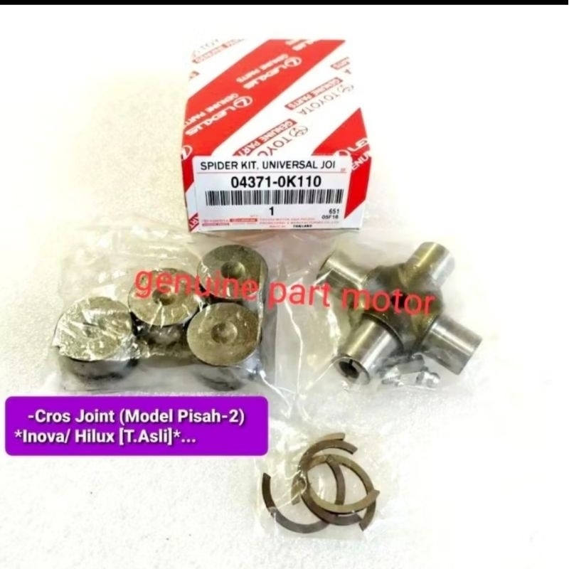 CROSS JOINT INNOVA HILUX ASLI ORIGINAL 04371-0K110