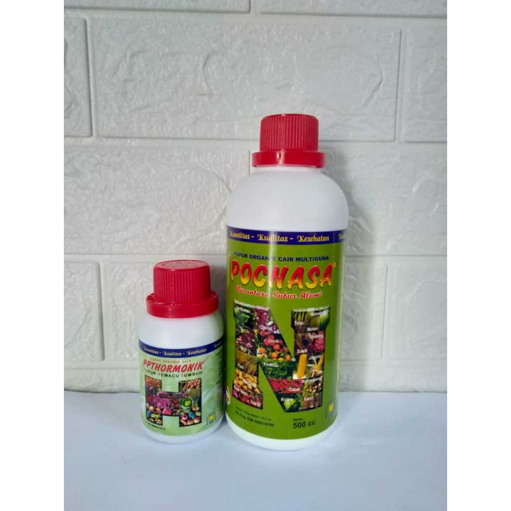 PUPUK ORGANIK NASA SATU PAKET - PUPUK AIR ORGANIK NASA - NASA 500CC HRN 100CC - OBAT PEMBASMI HAMA