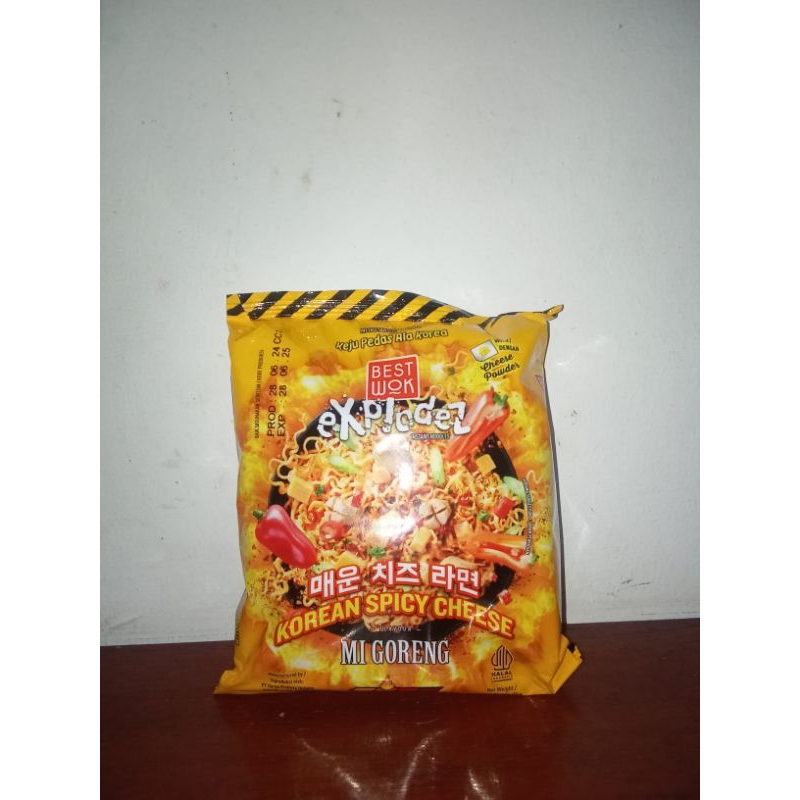 

Mi goreng Korean spicy cheese pedas