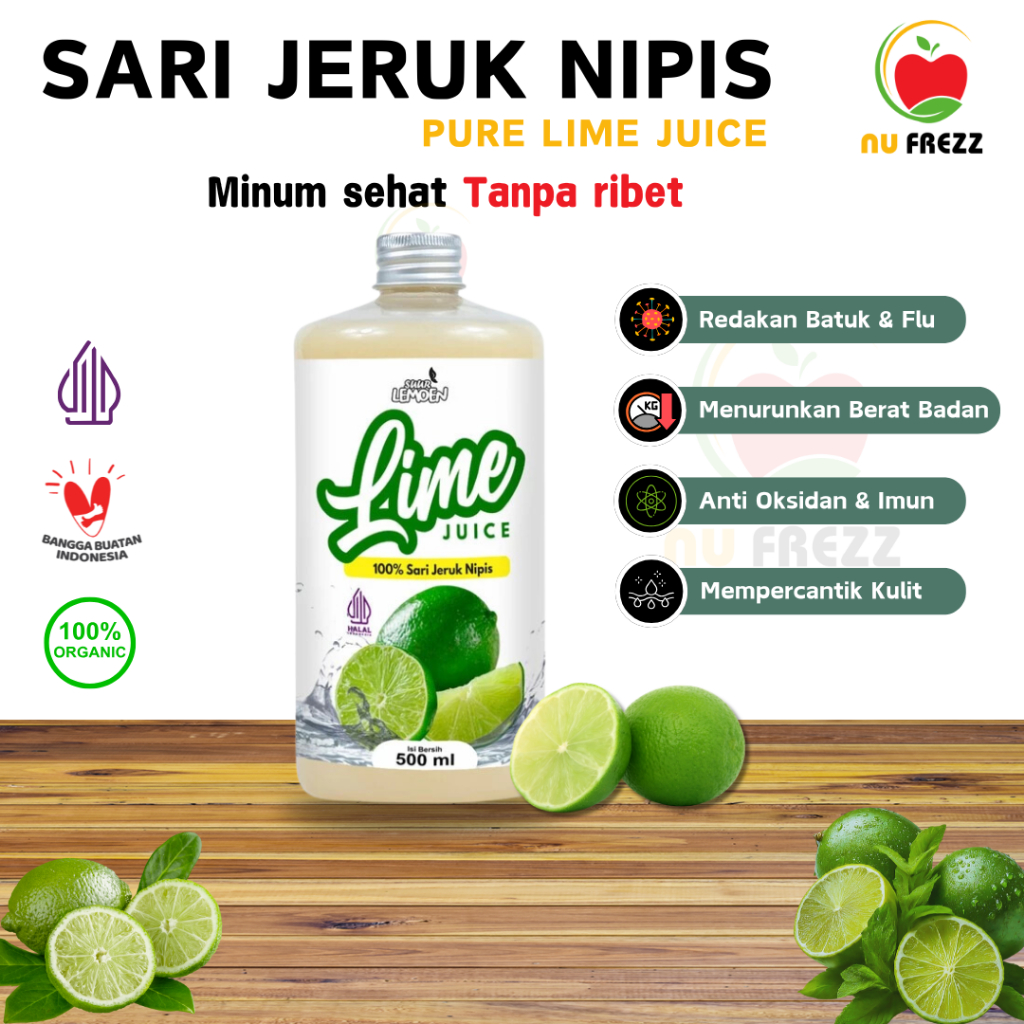 

Sari Jeruk Nipis Murni Asli 100% Minuman Diet Pure Lime Fresh 500 ML Suur Lemoen