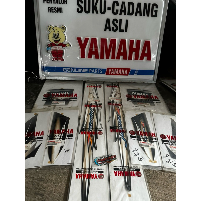 striping jupiter z burhan silver hitam