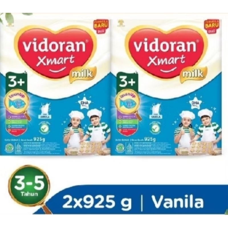 

Vidoran Xmart 3+ Milk Vanila 925g (2 box)