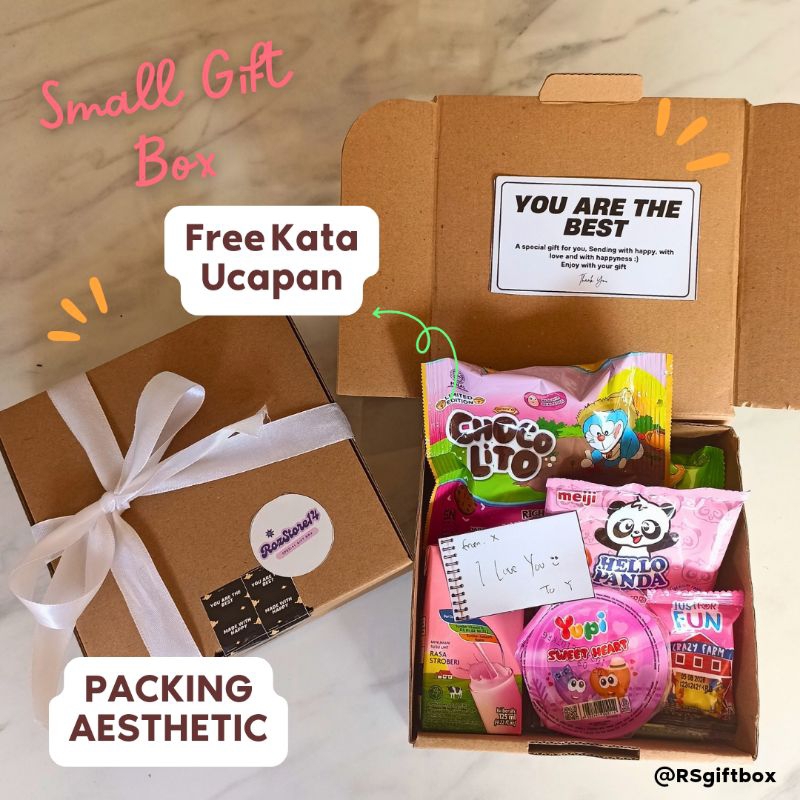 

RS Gift Box - Small Gift Box Hampers Box Kado Ulang Tahun Hampers Wisuda