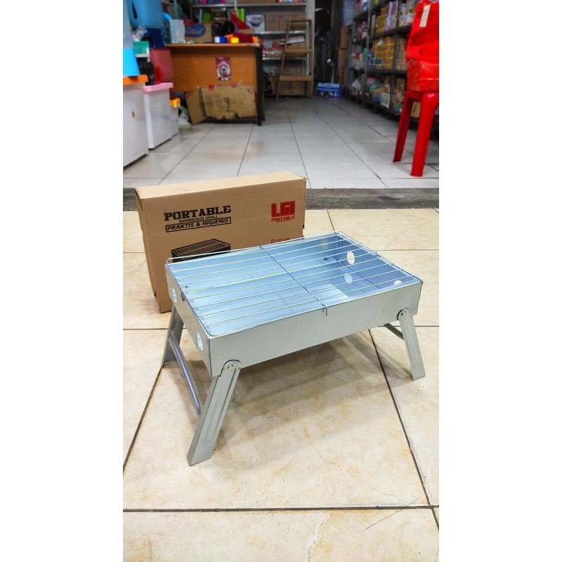 Pemanggang Portable LGI Model Segi Bisa Dilipat