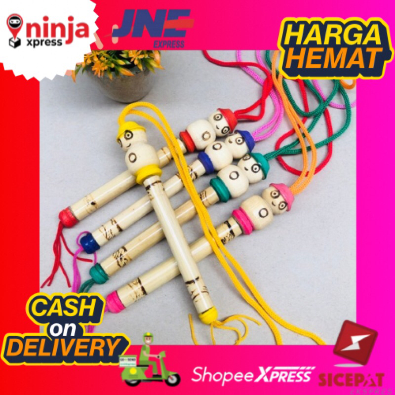 

Pulpen Bambu Tali Warna Khas Jogja/Pulpen Bambu Kepala Boneka Khas Jogja