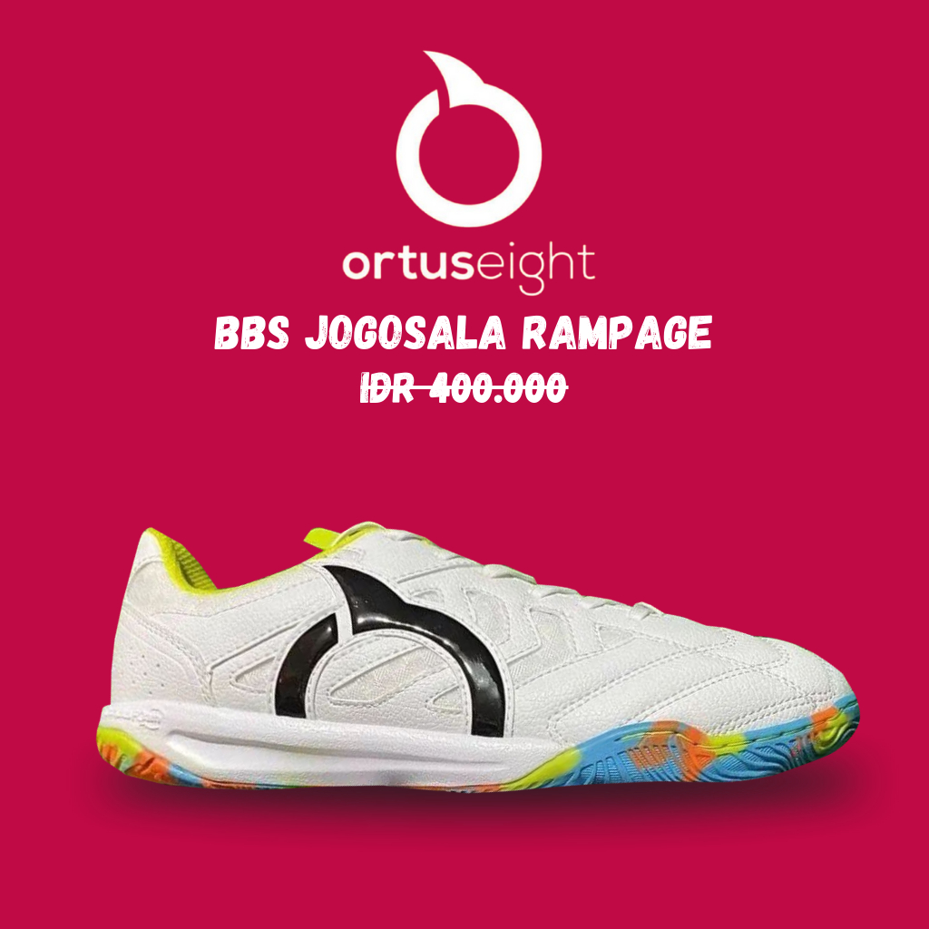 SEPATU FUTSAL ORTUSEIGHT PREMIUM BBS JOGOSALA RAMPAGE TERBARU 100% GRADE ORIGINAL