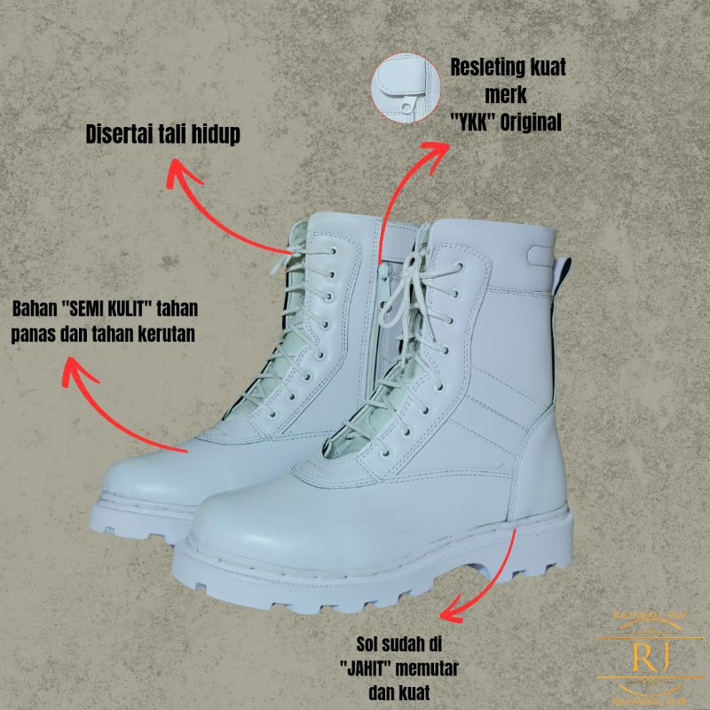 Sepatu Pdl Full Putih/Sepatu Pdl Paskibra/Sepatu Pdl Upacara Sepatu Pataka