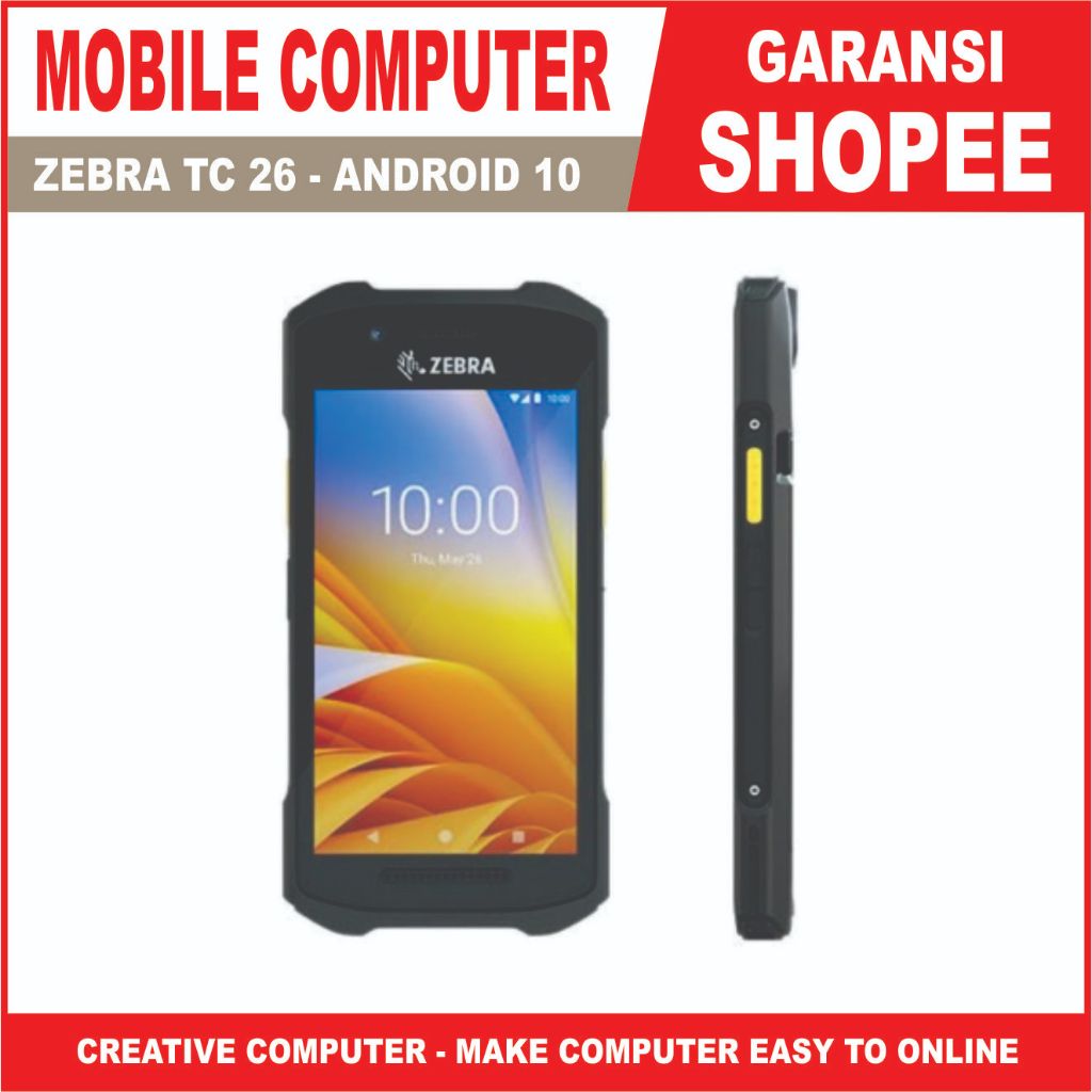 PDA MOBILE COMPUTER ZEBRA TC 26 ANDROID 14