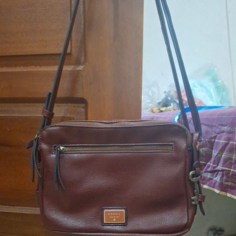 Tas slempang fossil Preloved